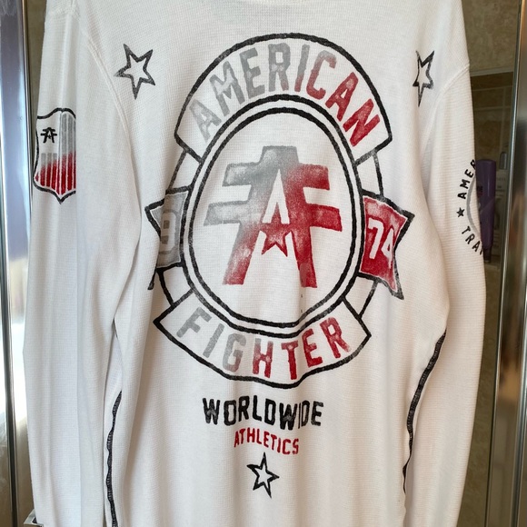 NWOT Men’s American Fighter Long Sleeve Shirt - Picture 2 of 5